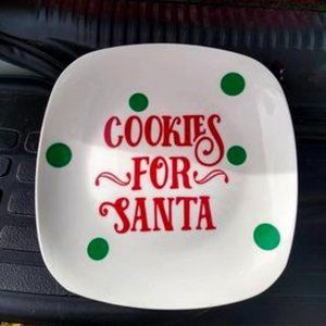 Cookies For Santa Plate